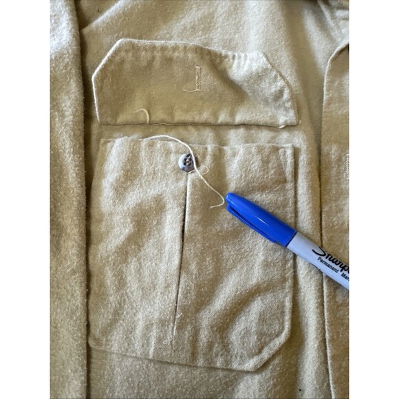 Vintage CABELA'S Deer Buck Embroidered Button-Down Pocket Work Outdoors Shirt XL - Picture 9 of 10